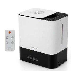 대우 가정용 스마트 무소음 간편세척 가열식가습기 5L 리모컨