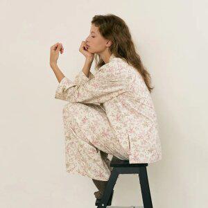 [베이직] 하이디 긴팔 여성페어 크림 (75D)