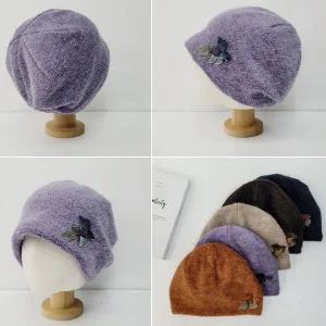 [마메든]겨울 보드리 두건/엄마 중년 여성 할머니 패션 항암 방한 비니 모자
