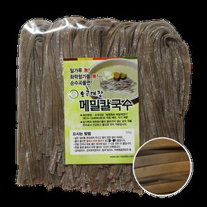 오곡대장 순메밀 칼국수 500g, 밀가루 없는 100%메밀면, 수입산, 자가제면, 파스타, 볶음면