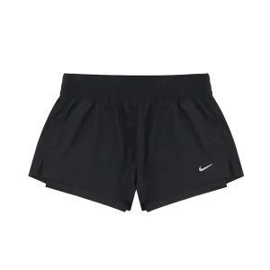 나이키 원 미드라이즈 드라이핏 기능성 러닝 런닝 3인치 투인원 여성 트레이닝 반바지 DX6012-010