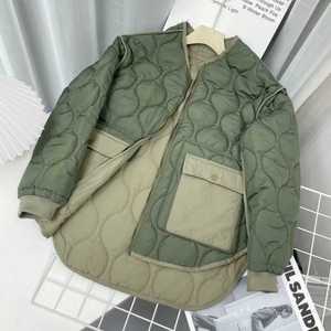 패션 오버핏 야상 상품 깔깔이 노카라 밀리터리 패딩 캠핑