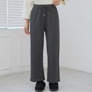 [마담4060]엄마옷 마담4060 팬츠 엄마바지 기모밴딩와이드-YAPN2411006-중년여성...