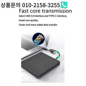 B48A USB3.0 외부 모바일 블루레이 레코더 TYPE-C DVD 버너 휴대용 드라이브 지원 데스크탑 노트북 3D 25G