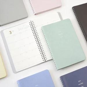 스프링 다이어리 먼슬리매니저 2026 생각보관함 월간 플래너 학생 직장인 회사 업무노트 교무수첩 업무용 스케줄러