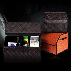 [킨톤] 차량용 가죽 트렁크 정리함