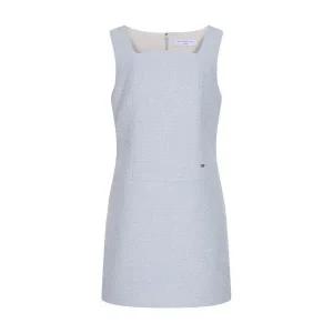 [롯데백화점]올리브데올리브 스퀘어넥 트위드 슬리브리스 원피스(OW5SO159)