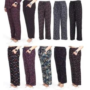 홈웨어바지 플라워 기모 겨울기모바지 엄마바지 파자마바지  꽃무늬바지  파자마팬츠