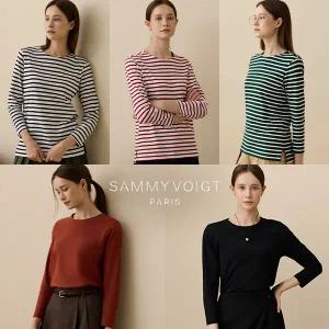 25FW 새미보이트 여성 오가닉 코튼100 티셔츠 5종