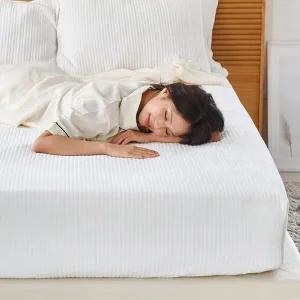 [리브맘] 자가발열 달콤 웜 매트리스 풀커버 슈퍼싱글 1+1