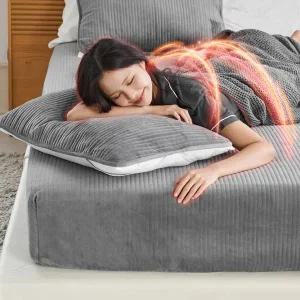 [리브맘] 자가발열 달콤 웜 매트리스 풀커버 슈퍼싱글+퀸