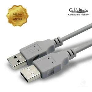 A to A타입 양쪽 AM USB케이블 긴거 긴선 수수 숫놈 USB허브 키보드 노트북 연결 연결선 데스크탑 외장하드