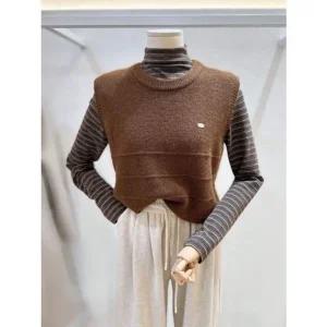 [갤러리아] [LAP]스트라이프폴라세트 니트베스트 (AR7XW477)