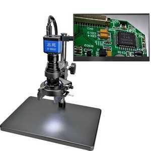 전자 현미경 실체 디지털 확대경 모니터 학교 실험실