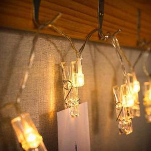 [HYIJXV31_4B]집게 줄조명 집게조명 사진걸이 장식조명