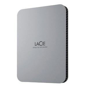 LaCie 모바일 드라이브, 5TB, 외장 하드 드라이브 휴대용 - 문 실버, USB-C 3.2, PC 및 Mac용, 소비자 후 재활용, Adobe 모든 앱 플랜(STLP5000400)