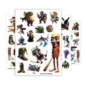 이탈리안 브레인롯 밈스티커 1타 24개입데코 꾸미기 디자인 팬시 소품꾸미기