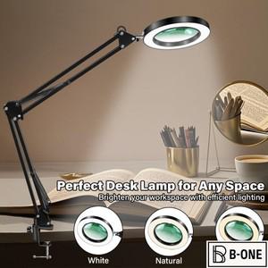 72LED 8X10X 신형 조명 확대경 USB 3색 돋보기 납땜 인두 수리테이블 램프피부 관리용