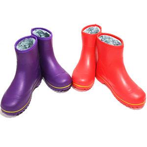 창윤이네 보생 S-EVA 신조이 여자 방한반장화 가벼운 털장화