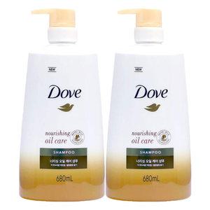 도브 너리싱 오일케어 샴푸 680ml 2개
