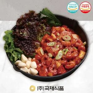 [국제식품] 꾸브라 태양초 참나무 훈제 매콤 양념막창 300g(2팩)