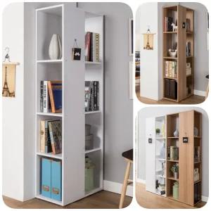 아이방 양면책장 폭좁은 틈새 4단책꽂이 300