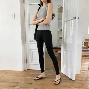 옷자락 여자 봄여름 운동 여행 홈트 스판 레깅스