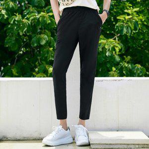 [아키클래식] [1+1] 트리코트 에어쿨러 조거팬츠 & 슬랙스  SET 블랙 (AKALSU3252)