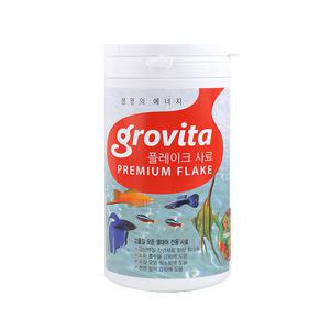 메온셀 그로비타 후레이크 160g - (구피사료 구피밥)