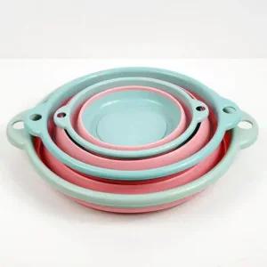 폴딩 대야 다라 세수 캠핑 접이식 바구니 목욕 세수대야 빨래 욕실 세차