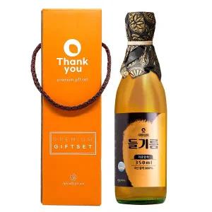 [대현상회]50년전통대현상회 저온압착 국산 들기름 350ml [선물박스포장]