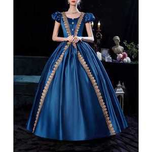 뮤지컬 중세 드레스 촬영 의상 레트로 귀족 원피스