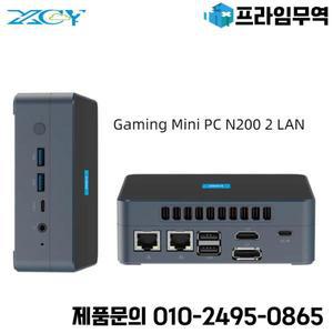 인텔 N200 미니 PC DDR5 4800MHz M.2 NVMe SSD Win11/Linux WiFi6 BT5.2 4K/8K 60Hz HDMI/DP C타입 2.5G LA