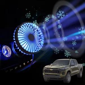 콜로라도 차량용 송풍구 호환 선풍기 시즌3여름 운전 트럭 자동차팬 차량 자동차용 USB 쿨링 용선풍기 카팬