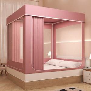 북유럽 침대용텐트 암막커튼포함 난방 1 2 차단 가로 80X길이 세로 이층 패브릭 원룸