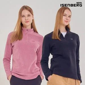 [이젠벅B]비밀특가 [네파이젠벅] 양면 플리스 반집업 여성 2컬러 택1