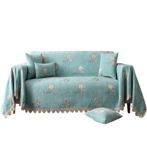 빈티지 소파덮개 패브릭 논슬립 사계절 자가드 체커보드 커버 감성 커버링 소파천갈이 천갈이