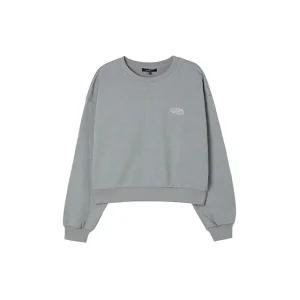 (SET-상의)워싱 코튼 자수 맨투맨 AR1CT220