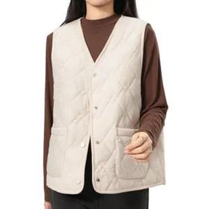 남녀공용 겨울 퀼팅 패딩조끼 누빔 방한 이너 조끼 WFKPP7X