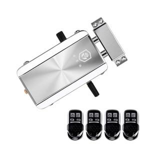 Tuya Wifi 원격 제어 잠금 장치 TTLock 스마트 도어 무선 블루투스 보이지 않는 Deadbolt 숨겨진 열쇠가없