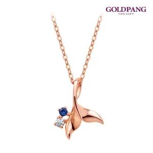 [골드팡] 14k 런던블루웨일 목걸이