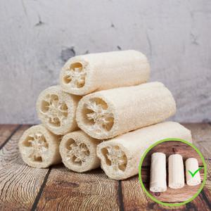 다용도 천연 원통형 수세미(소) 앵무새 장난감 청소용 애완조 천연 수세미 장난감