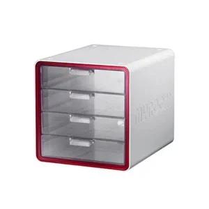 Q SYSMAX 마이룸서류함 4단 258x345x295mm 적색