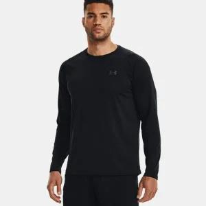 [언더아머](하남점)기능성 티셔츠 1328496 001 블랙 남성 UA 테크 긴팔 헬스 운동 티셔츠