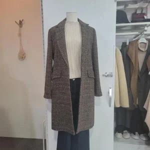 [올리비아하슬러]올리비아하슬ㄹ DP01 체크 모직코트  OHDWCT203 (S28452844)