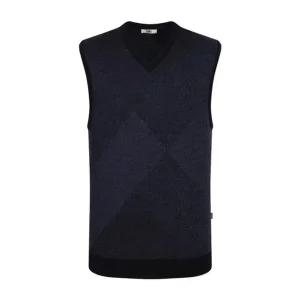 [갤러리아] 닥스 25FW 울100 자카드 브이넥 베스트 DLW1SWVE102(양말)