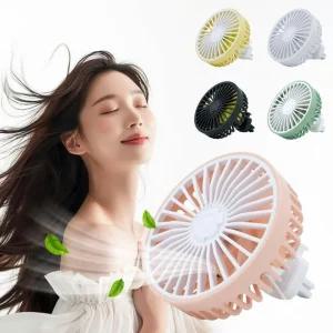 선풍기 송풍구 LED 차량용 USB용미니 소형 용냉풍기 360도 용USB 용USB서큘레이 자동차충기 용서터