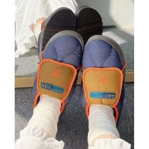 [정품] 아디다스 퍼피렛 셰르파 방한화 슬립온 패딩 신발 네이비 IF3956