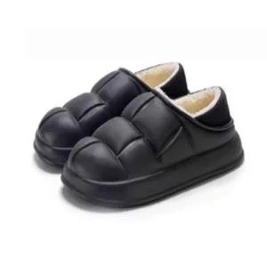 [라일리] Rly 털슬리퍼 블랙 남성털슬리퍼 남자겨울슬리퍼 남성겨