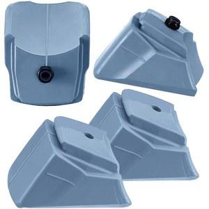 [미국배송] 실내/렌탈용 인라인 스케이트용 ARROWBASH 4팩 비표시 브레이크 패드 그레이 스크래치 프리 힐 스톱퍼